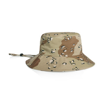 Wide Brim Camo Bucket Hat | 1172C